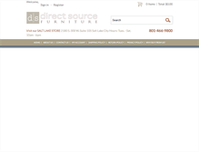 Tablet Screenshot of directsourcefurniture.com